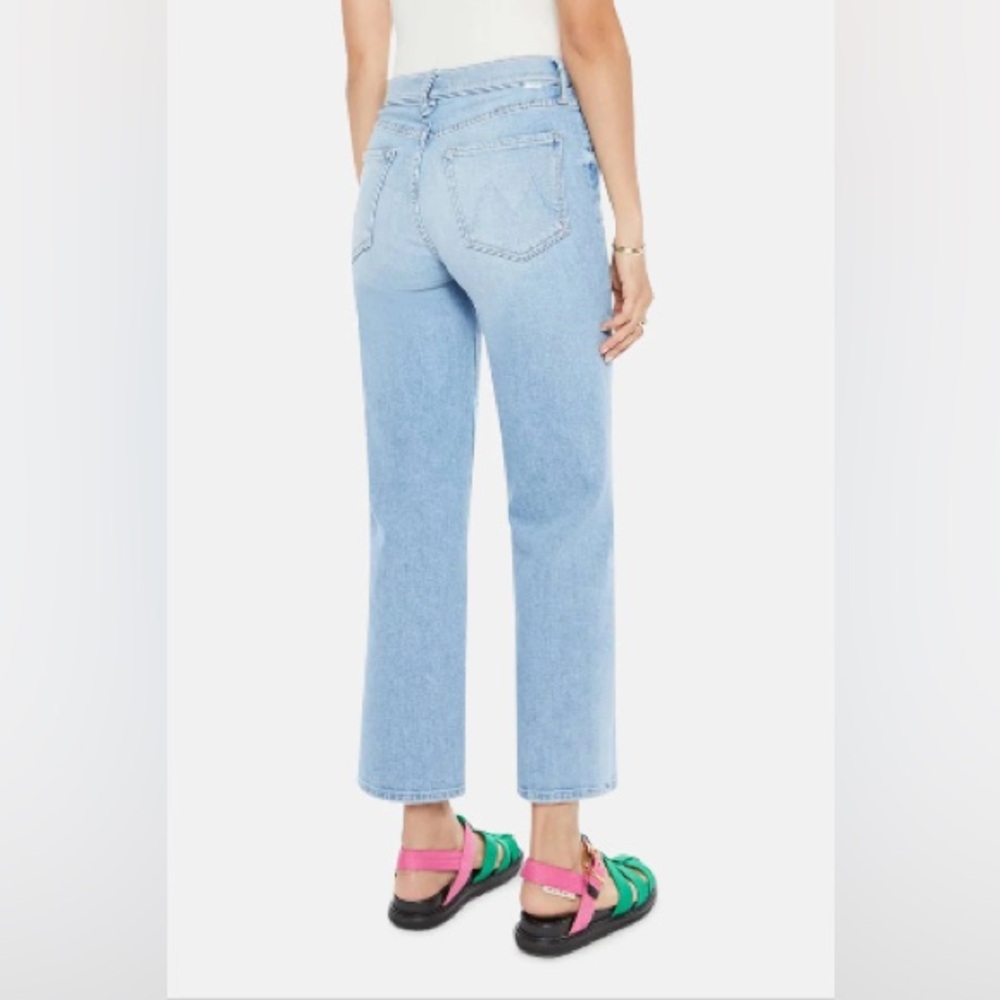 MOTHER The Rambler Ankle Straight Leg Jeans (Look Ma No Hands) - Picture 3 of 14
